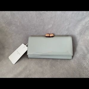New Ted Baker London Bobble Patent Leather Wallet